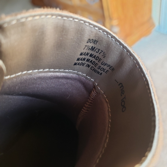 Me too Brown Ankle Booties Size 7.5 - Picture 7 of 7